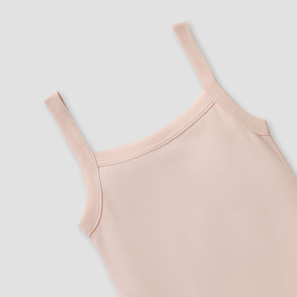 Juniors Sleeveless Bodysuit with Snap Button Closure
