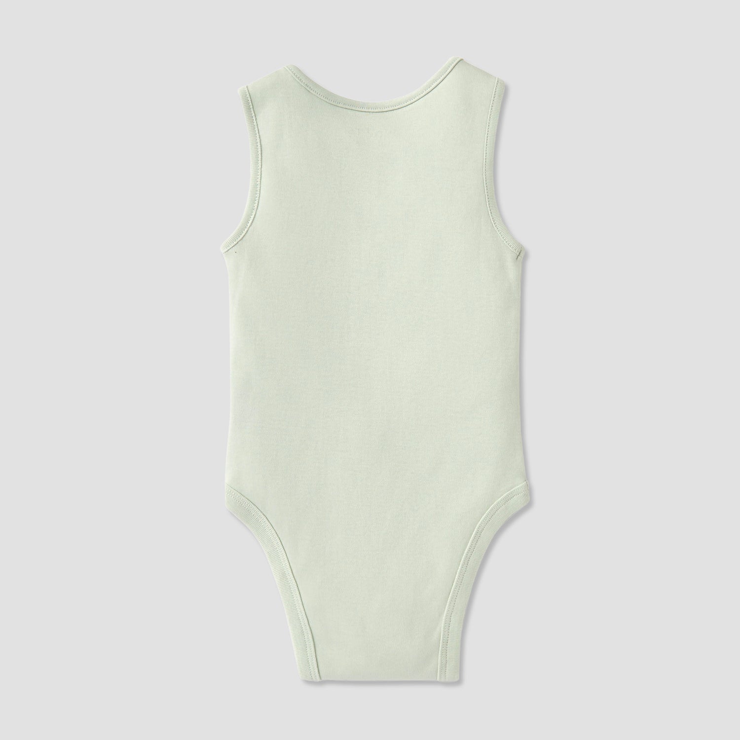 Juniors Solid Sleeveless Bodysuit with Snap Button Closure