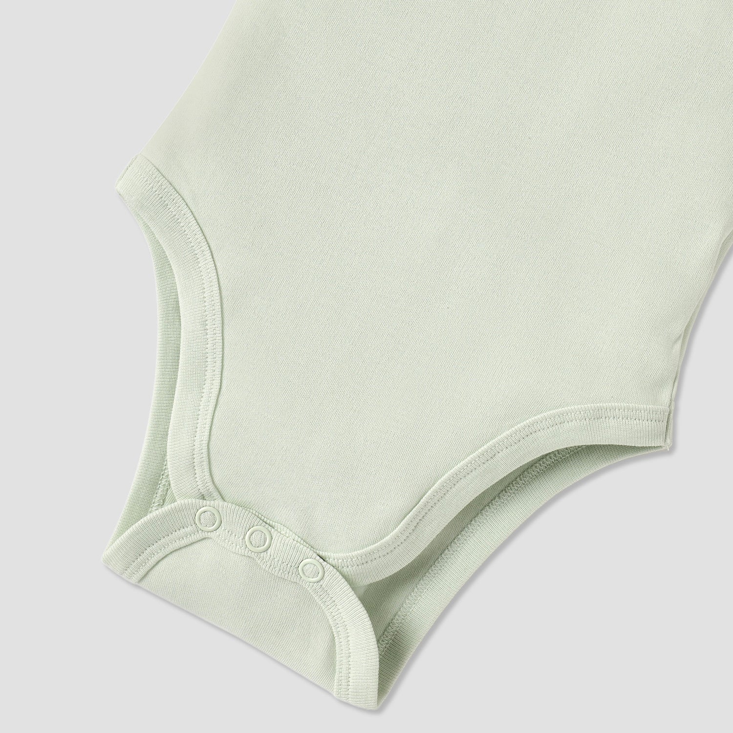 Juniors Solid Sleeveless Bodysuit with Snap Button Closure