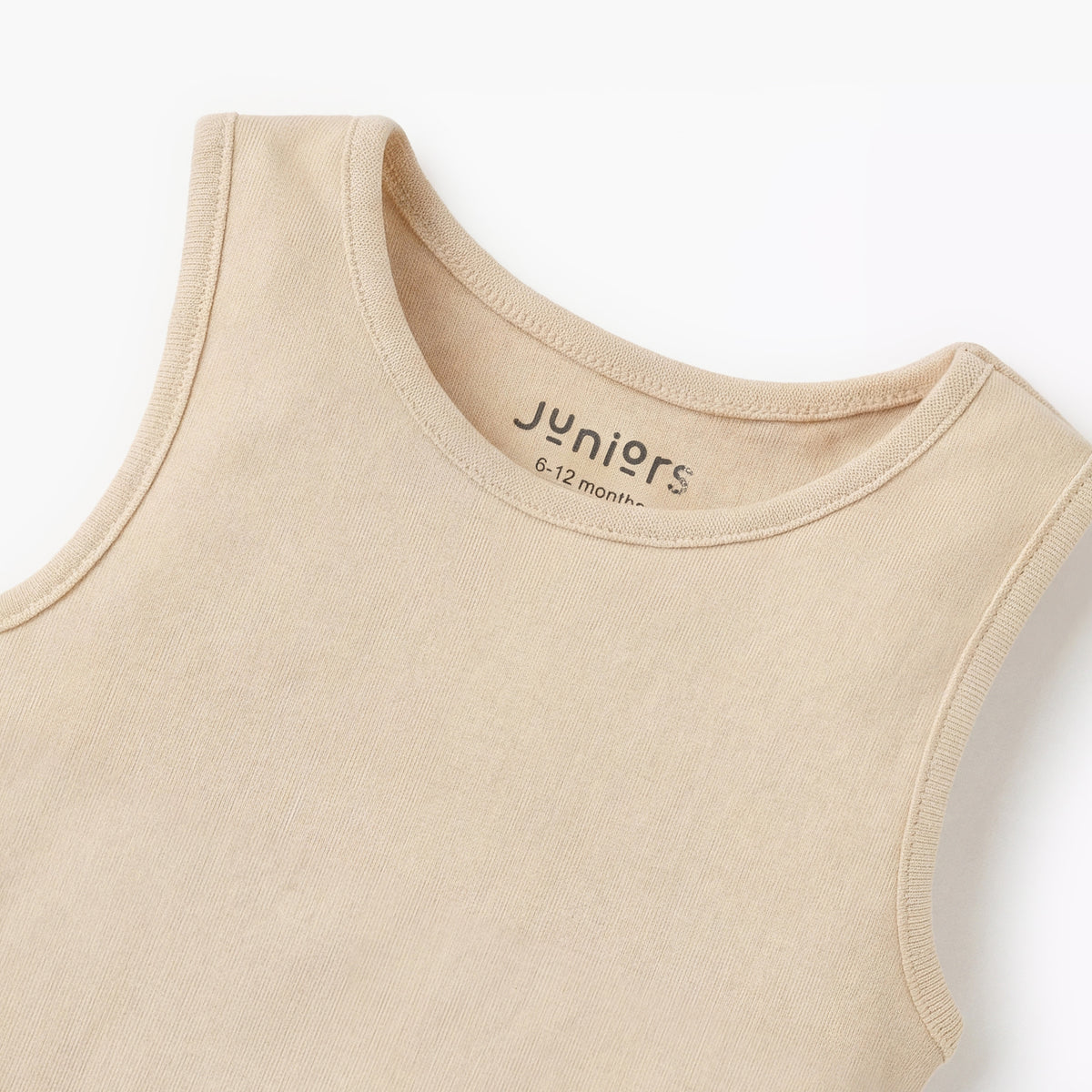 Juniors Solid Sleeveless Bodysuit with Snap Button Closure