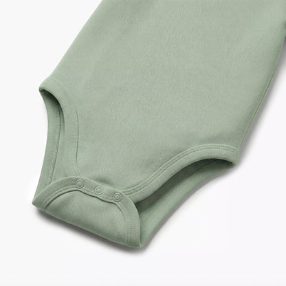 Juniors Solid Sleeveless Bodysuit with Snap Button Closure
