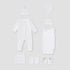 Juniors Solid 8-Piece Clothing Gift Set - White / 0-3 mths