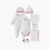 Juniors Solid 8-Piece Clothing Gift Set - Multicolour / 0-3 mths