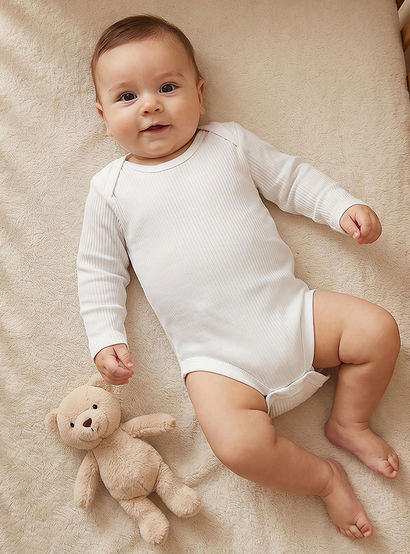 Juniors Textured Bodysuit with Long Sleeves - Set of 3-baby-boys-clothing-multipacks-image-2