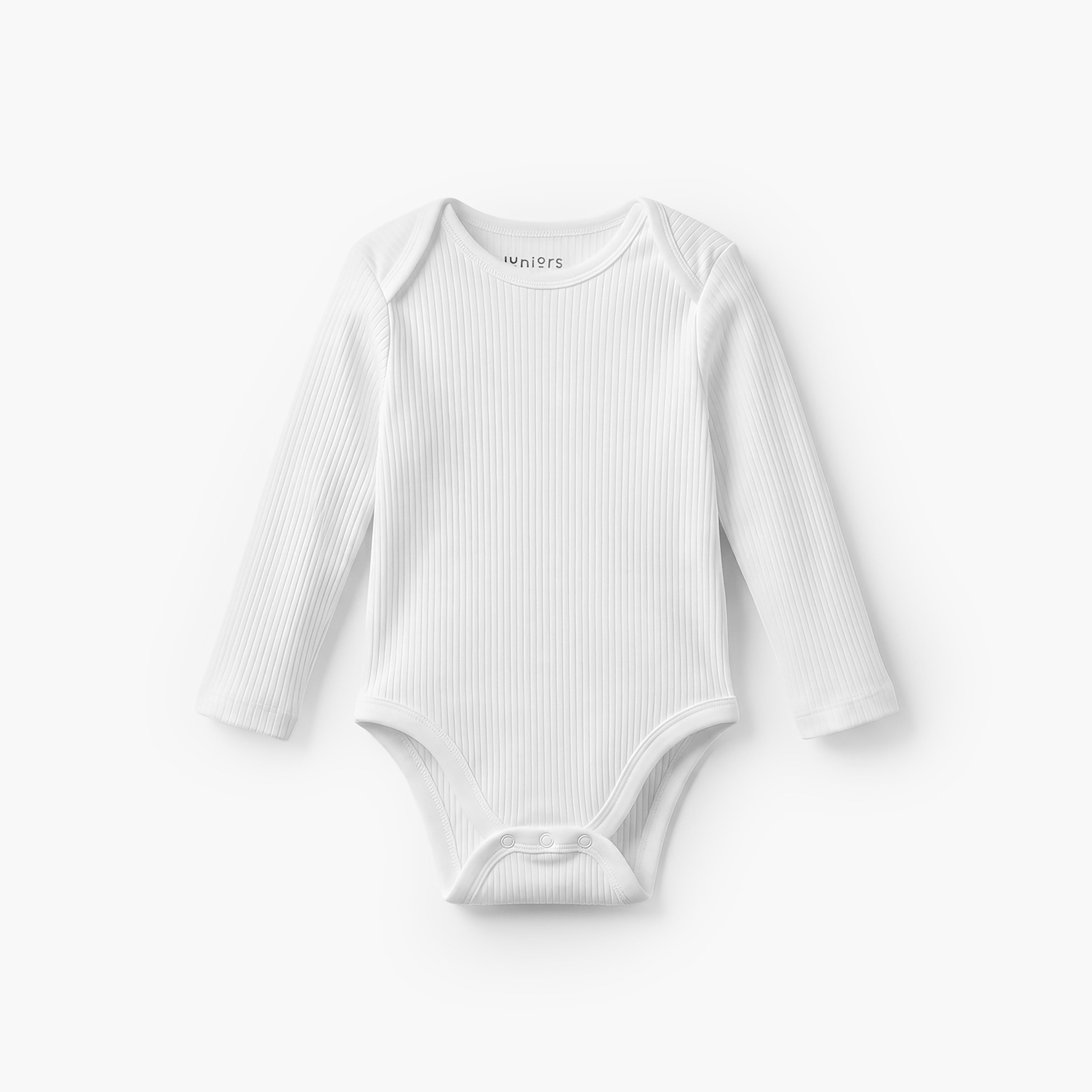 Juniors Textured Bodysuit with Long Sleeves - Set of 3