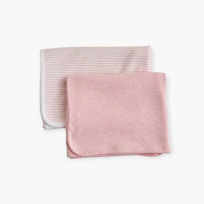 Juniors Assorted 2-Piece Receiving Blanket Set- 90x90