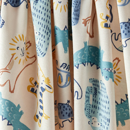 Juniors All-Over Dinosaur Print Receiving Blanket - 70x70 cm