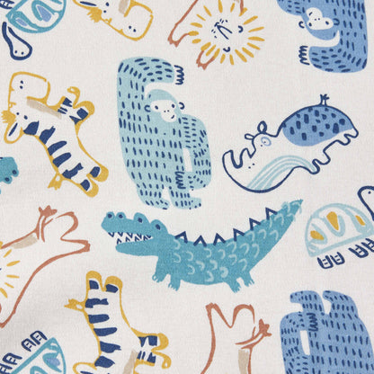 Juniors All-Over Dinosaur Print Receiving Blanket - 70x70 cm