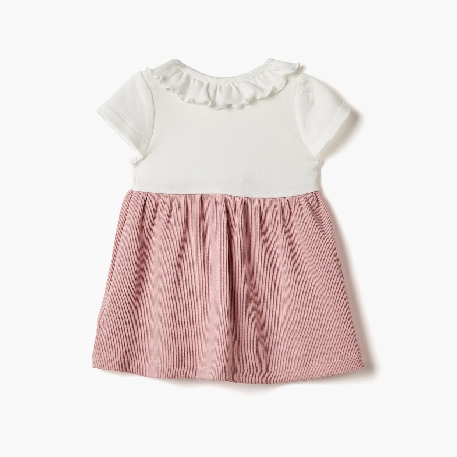Juniors Animal Print A-line Dress with Short Sleeves