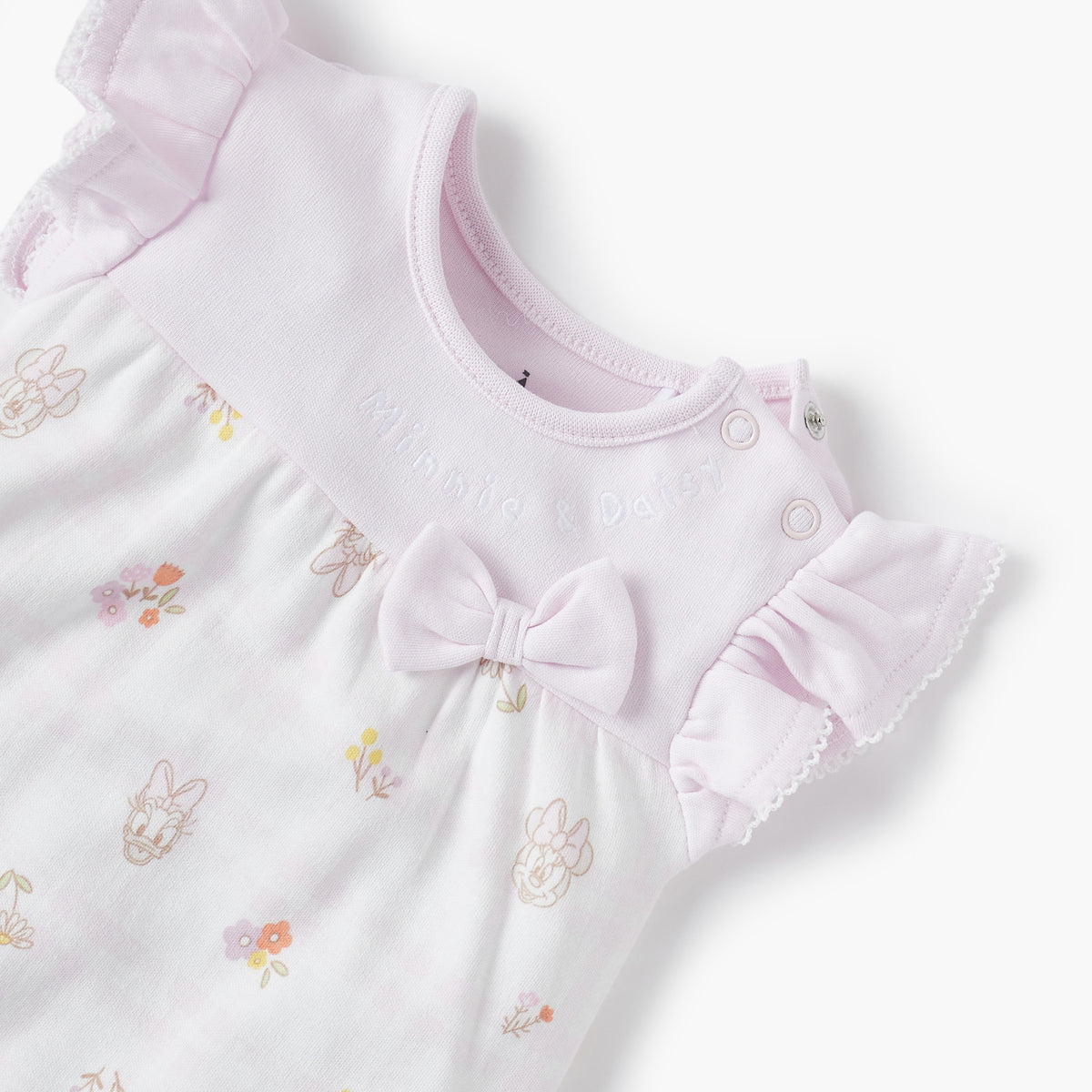 Disney Daisy Duck and Minnie Mouse Print Sleeveless Romper