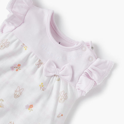 Disney Daisy Duck and Minnie Mouse Print Sleeveless Romper