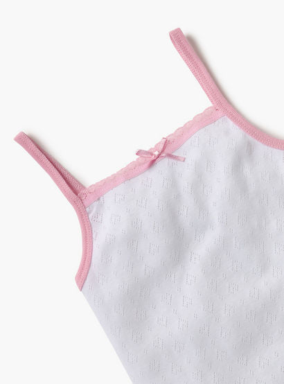 Juniors Strappy Textured Bodysuit with Bow Detail-baby-girls-clothing-bodysuits-image-4