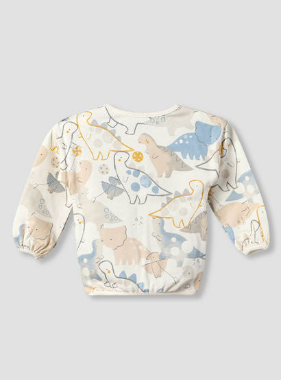 Juniors Cotton Crew Neck Long Sleeves Pyjama Set with Dinosaur Print-baby-boys-clothing-nightwear-pyjamasets-image-5
