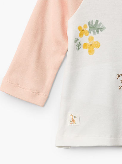 Juniors Cotton Crew Neck Long Sleeves Pyjama Set with Safari Print-baby-girls-clothing-nightwear-pyjamasets-image-7