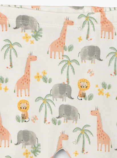 Juniors Cotton Crew Neck Long Sleeves Pyjama Set with Safari Print-baby-girls-clothing-nightwear-pyjamasets-image-8