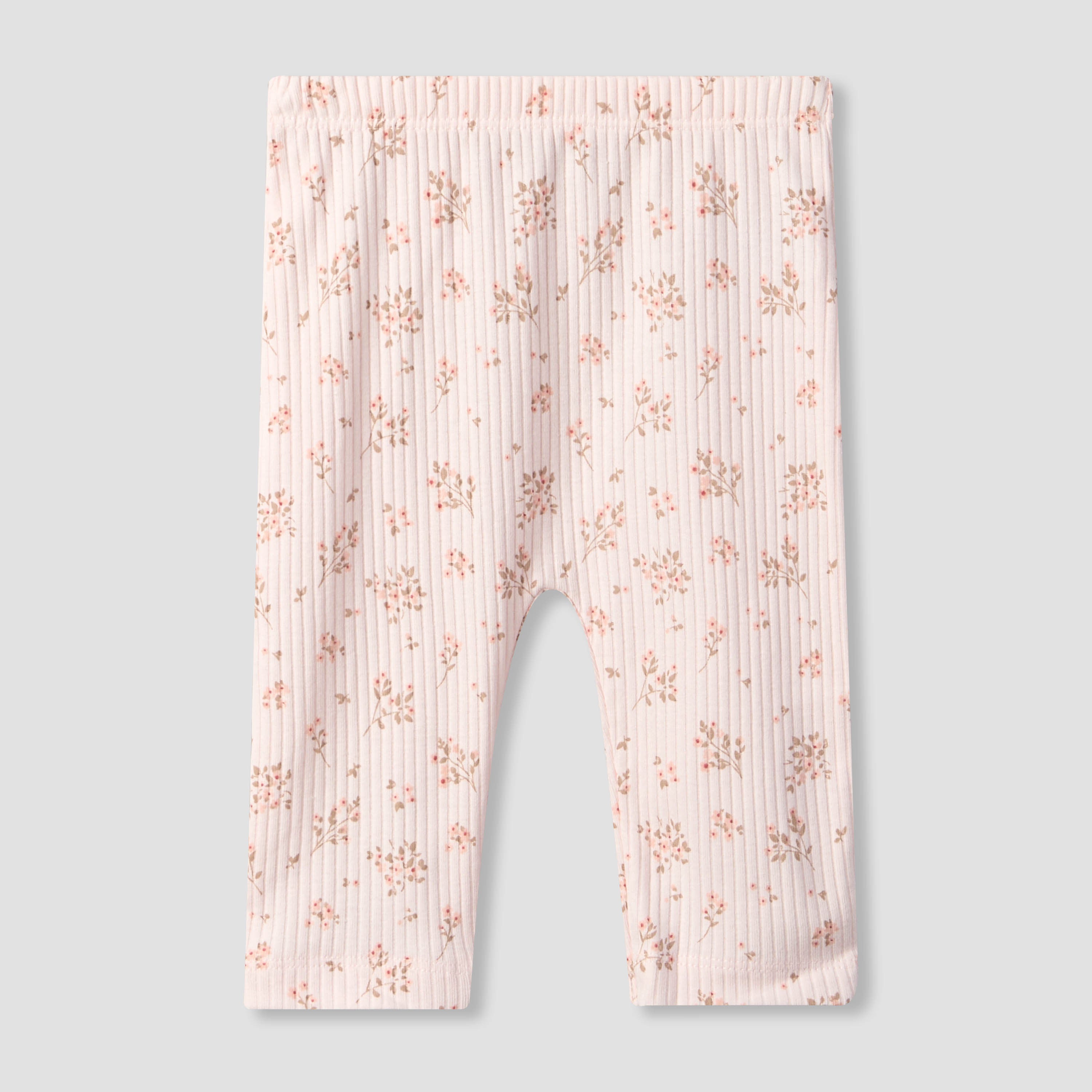 Juniors Cotton Crew Neck Long Sleeves Pyjama Set with Floral Print