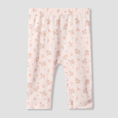 Juniors Cotton Crew Neck Long Sleeves Pyjama Set with Floral Print