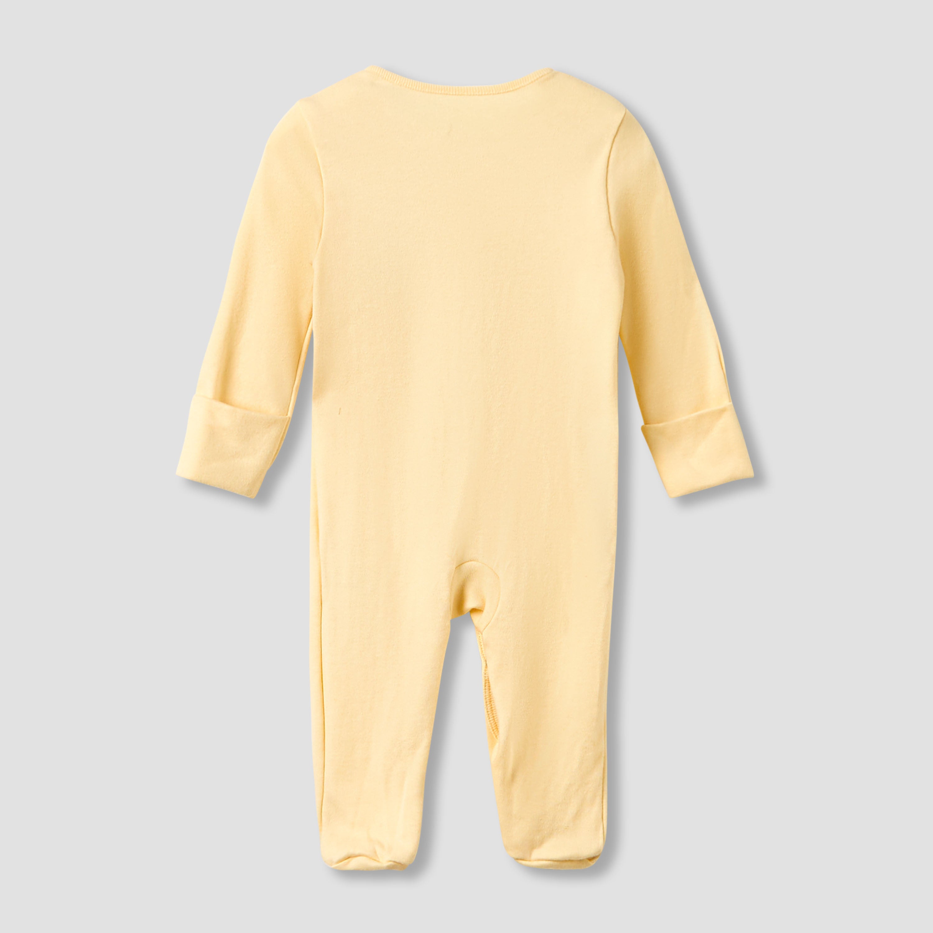 Juniors Crew Neck Sleepsuit with Print - Cotton - Long Sleeves - Set of 3