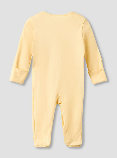 Juniors Crew Neck Sleepsuit with Print - Cotton - Long Sleeves - Set of 3-baby-girls-clothing-nightwear-sleepsuits-image-3