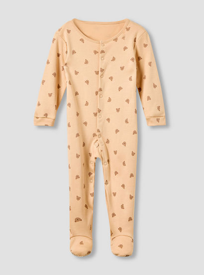 Juniors Crew Neck Sleepsuit with Bear Print - Cotton - Long Sleeves - Set of 3-promo_babyshop_Buy2for115_UAE130126-image-4
