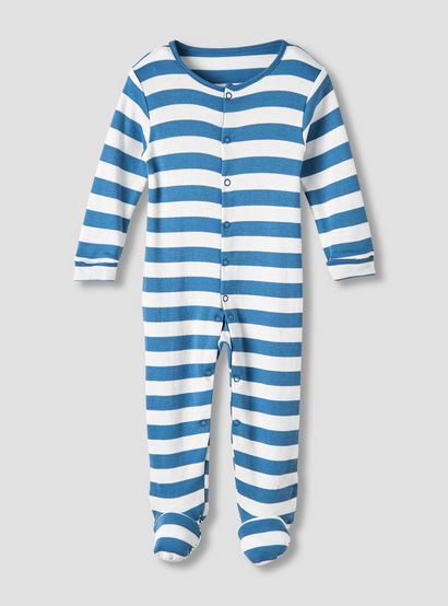 Juniors Round Neck Sleepsuit with Snap Button Closure - Cotton - Long Sleeves-promo_babyshop_Buy2for115_UAE130126-image-2