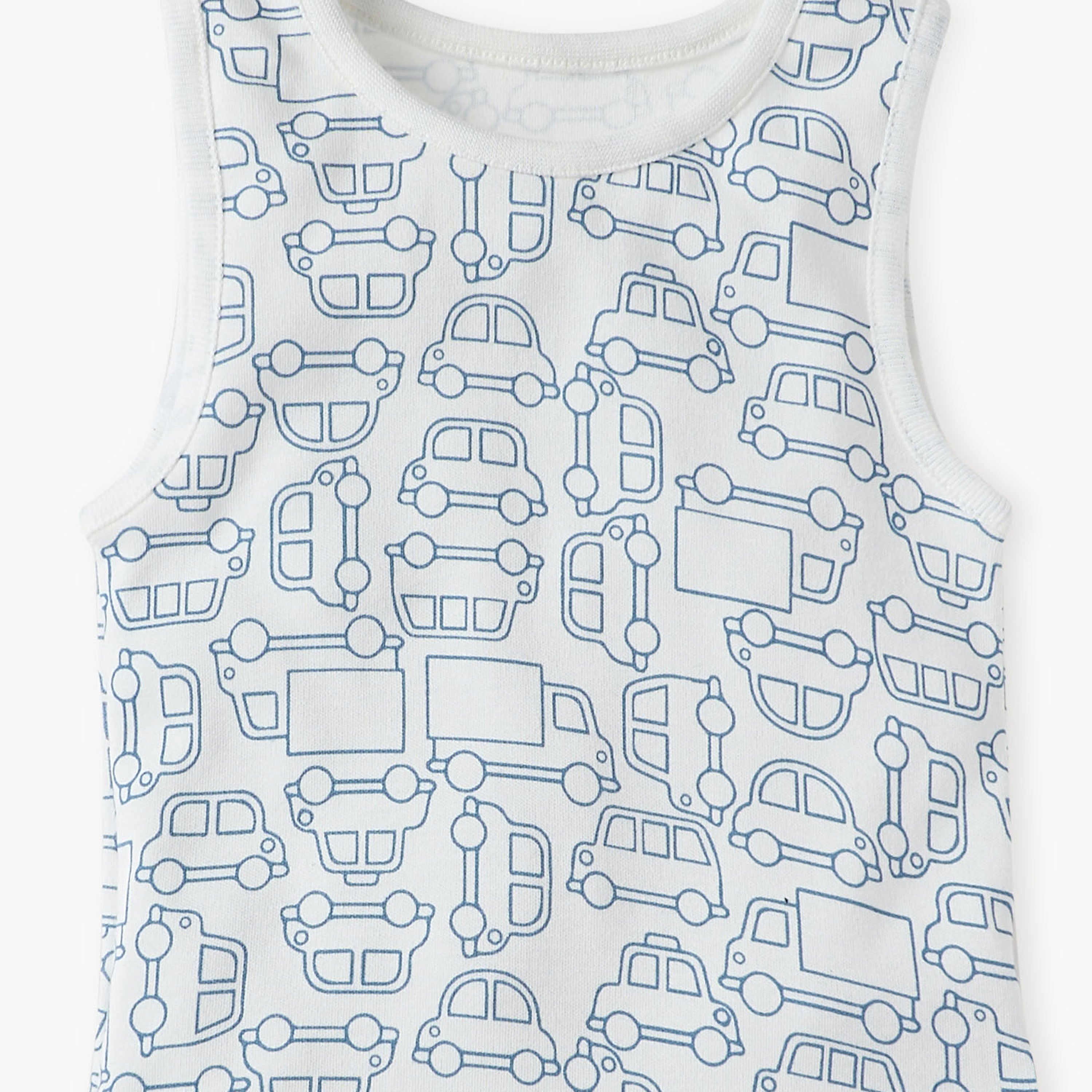 Juniors Printed Sleeveless Bodysuit - Set of 5