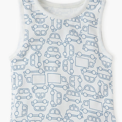 Juniors Printed Sleeveless Bodysuit - Set of 5