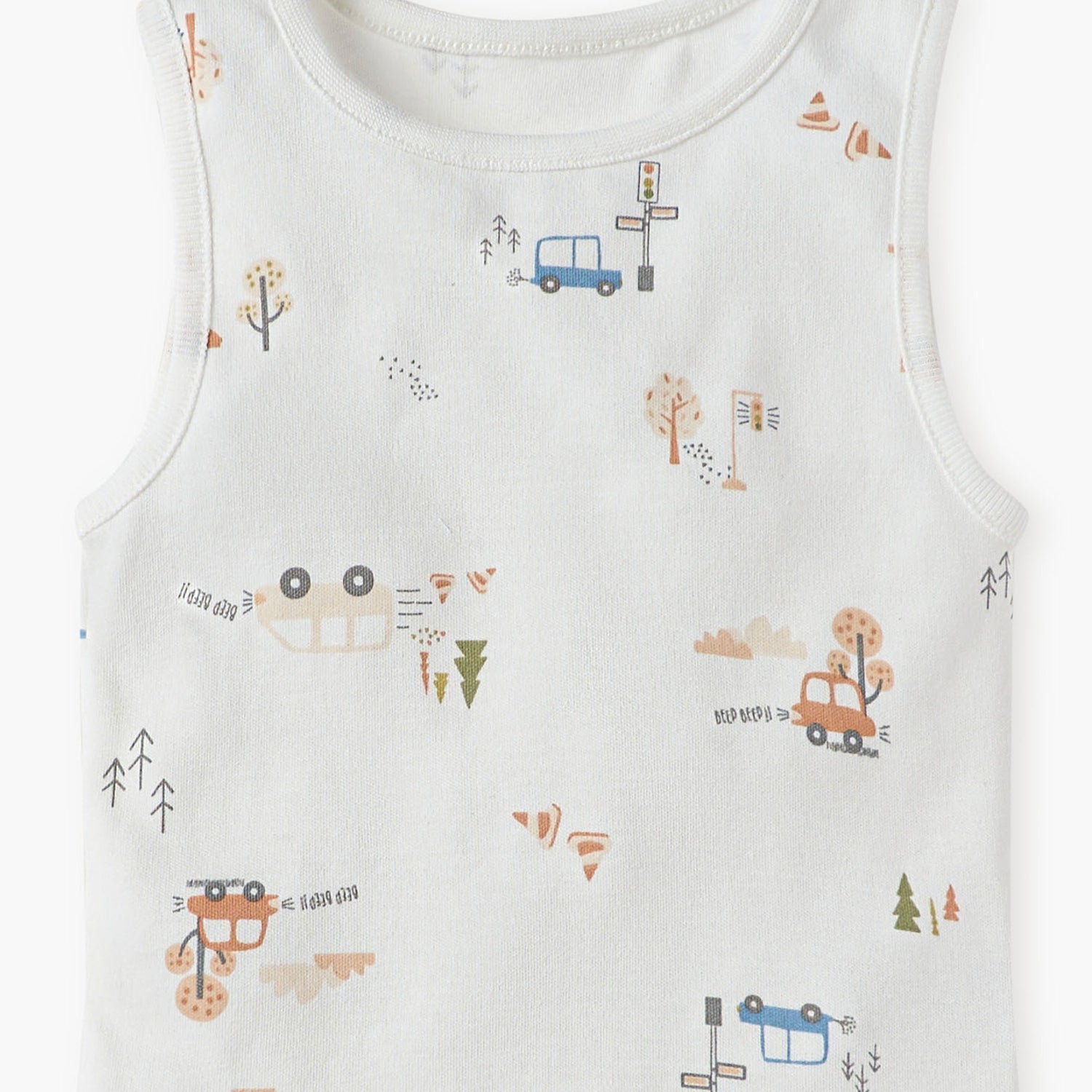 Juniors Printed Sleeveless Bodysuit - Set of 5