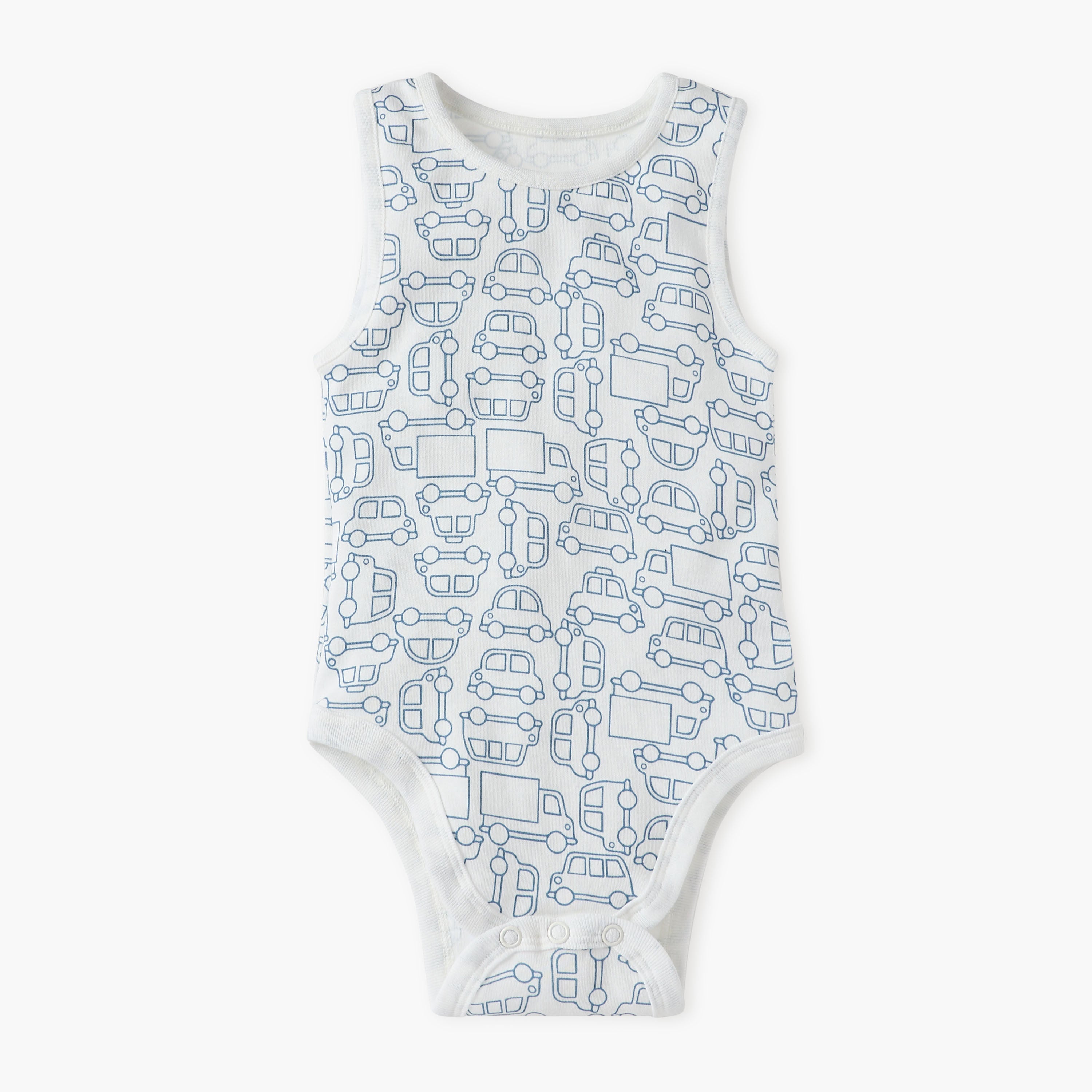Juniors Printed Sleeveless Bodysuit - Set of 5