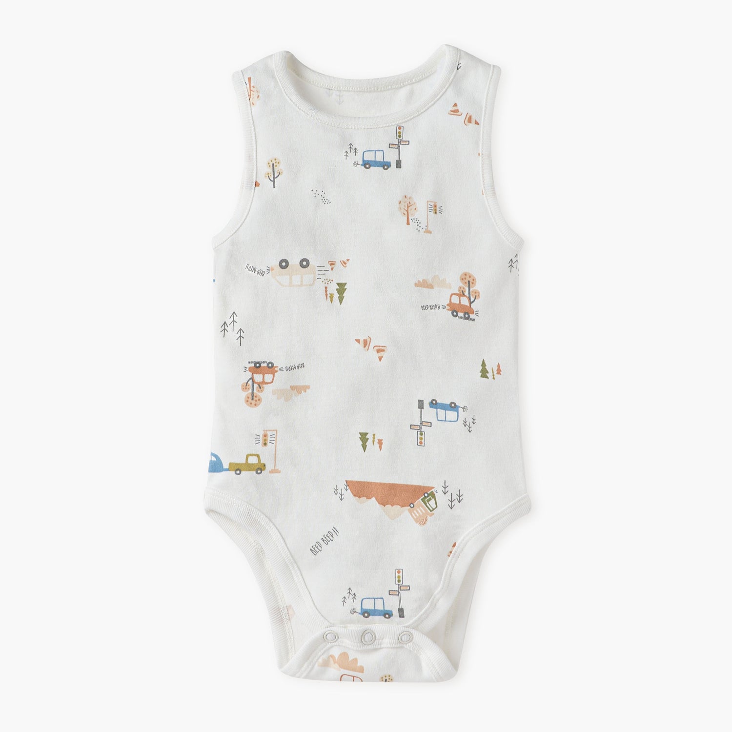 Juniors Printed Sleeveless Bodysuit - Set of 5