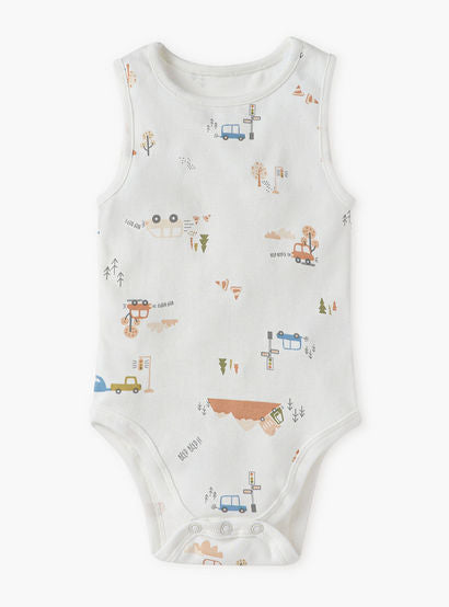 Juniors Printed Sleeveless Bodysuit - Set of 5-promo_babyshop_Buy2for115_UAE130126-image-4