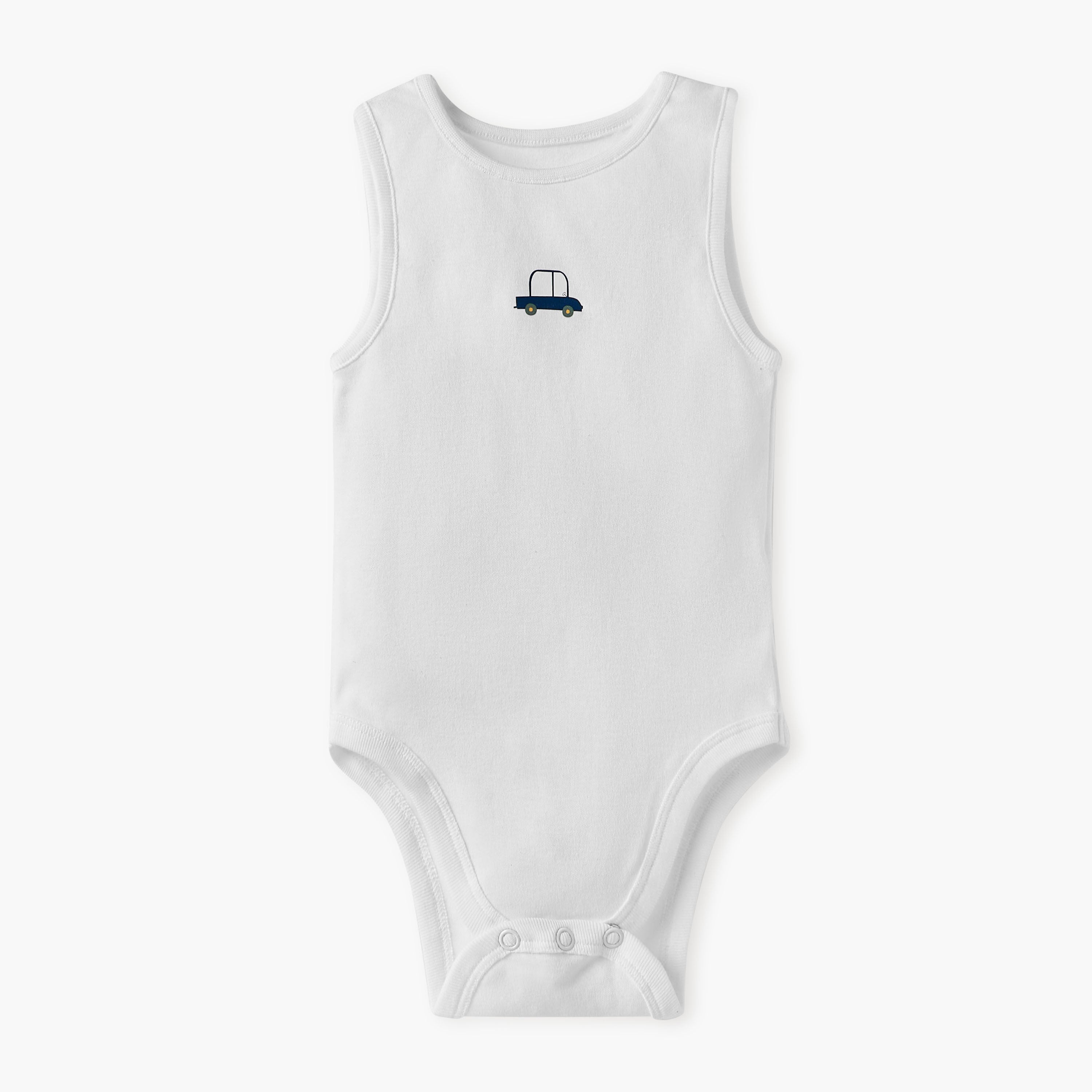 Juniors Printed Sleeveless Bodysuit - Set of 5