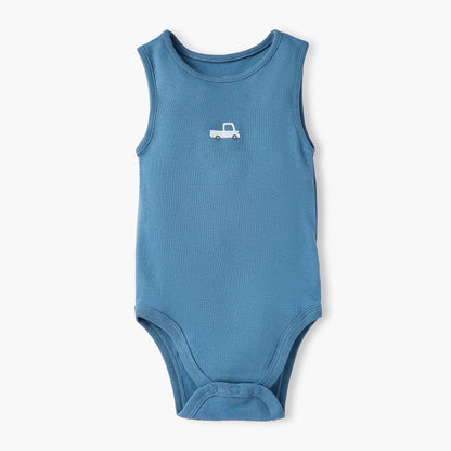 Juniors Printed Sleeveless Bodysuit - Set of 5