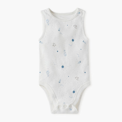 Juniors Printed Sleeveless Bodysuit - Set of 5