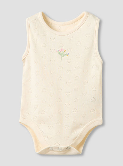 Set of 5, Juniors Cotton Crew Neck Sleeveless Bodysuit with Floral Print-promo_babyshop_Buy2for115_UAE130126-image-2