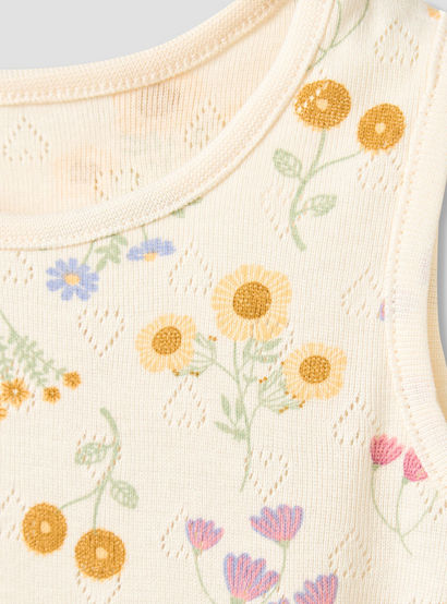 Set of 5, Juniors Cotton Crew Neck Sleeveless Bodysuit with Floral Print-promo_babyshop_Buy2for115_UAE130126-image-8