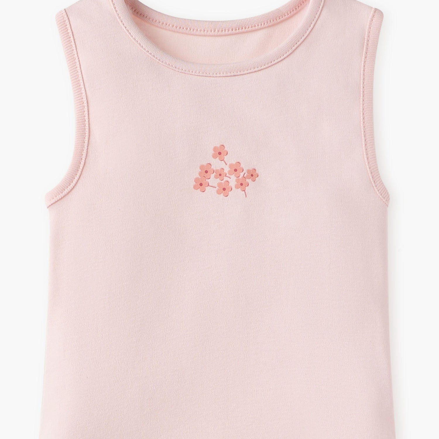 Juniors Floral Print Sleeveless Bodysuit - Set of 5