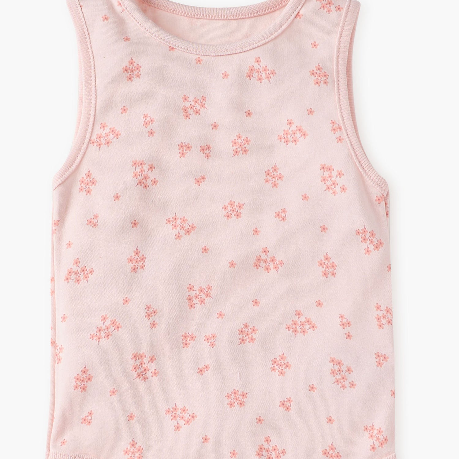 Juniors Floral Print Sleeveless Bodysuit - Set of 5