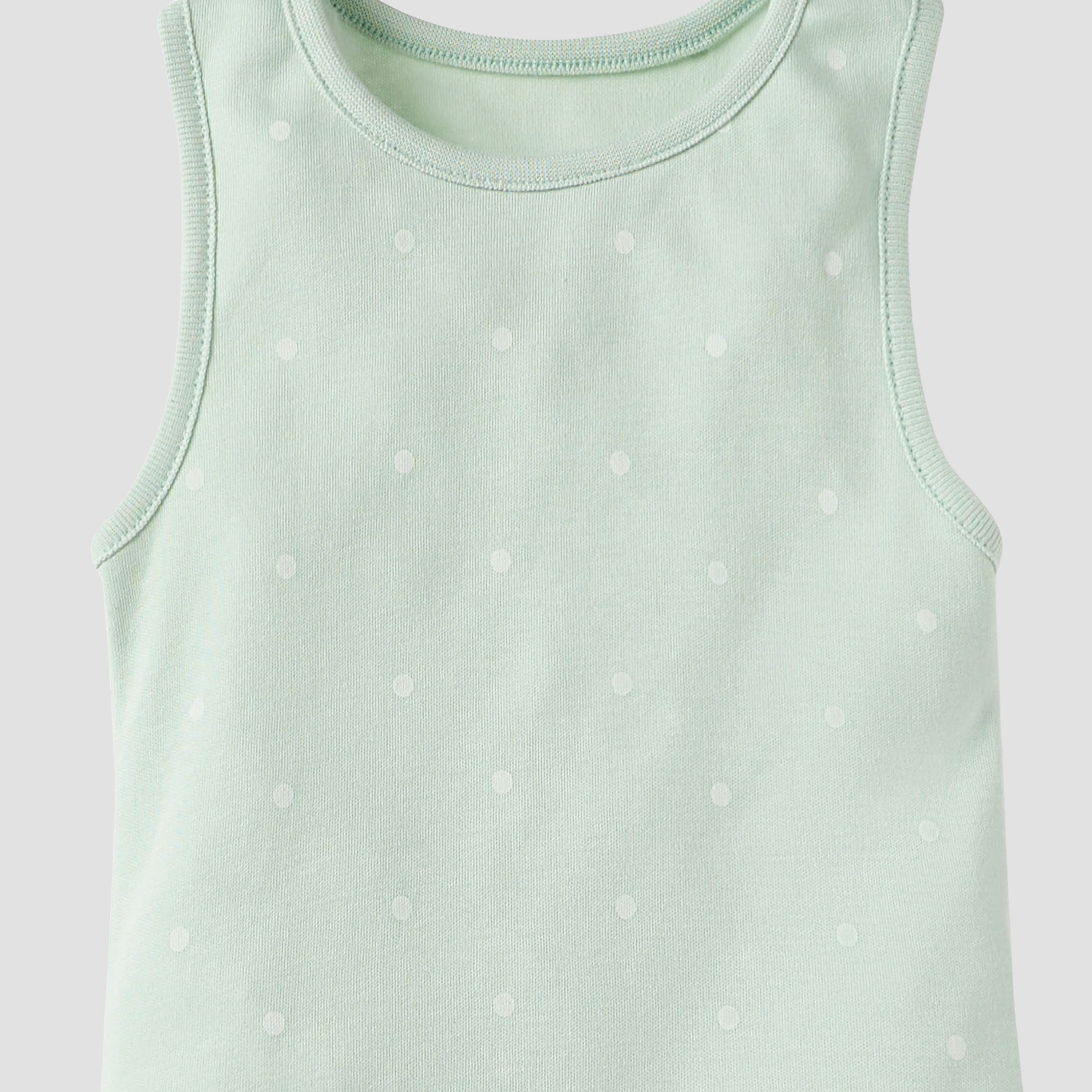 Juniors Printed Sleeveless Bodysuit with - Set of 5