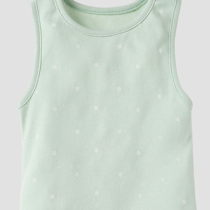Juniors Printed Sleeveless Bodysuit with - Set of 5