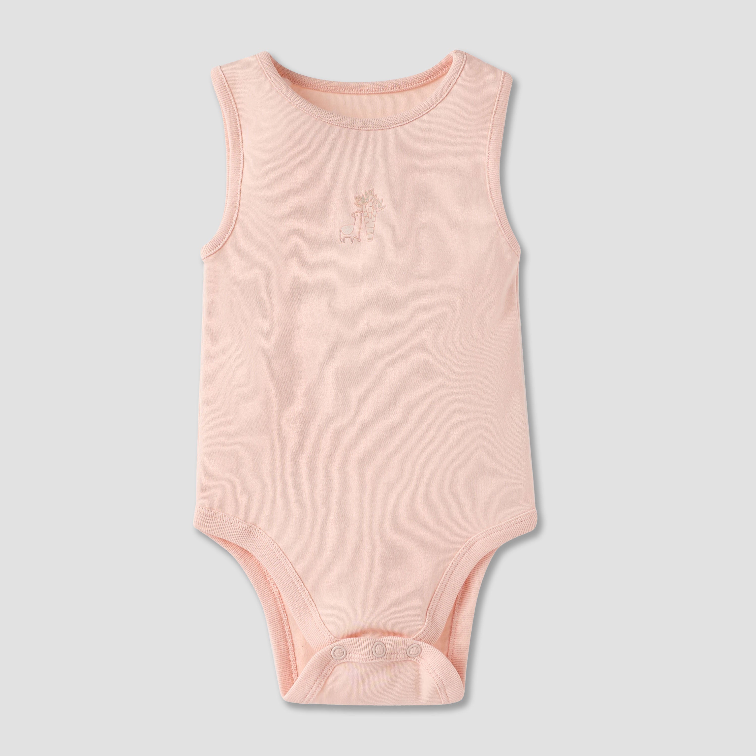 Juniors Printed Sleeveless Bodysuit with - Set of 5