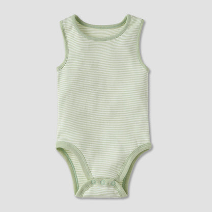 Juniors Printed Sleeveless Bodysuit with - Set of 5