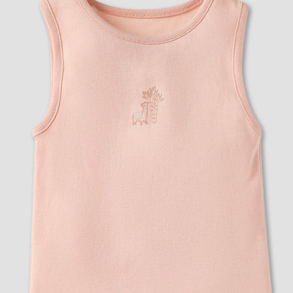 Juniors Printed Sleeveless Bodysuit with - Set of 5