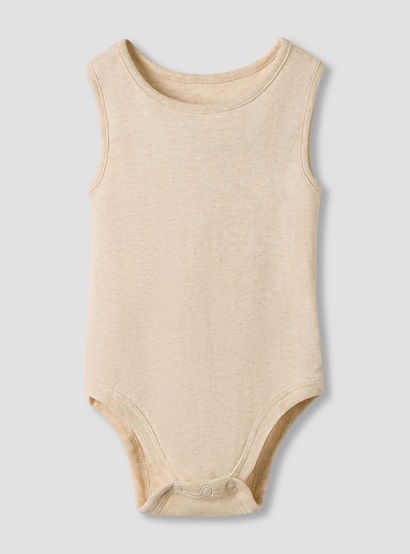 Juniors Round Neck Bodysuit with Snap Button Closure - Cotton - Sleeveless - Set of 7-baby-girls-clothing-bodysuits-image-3