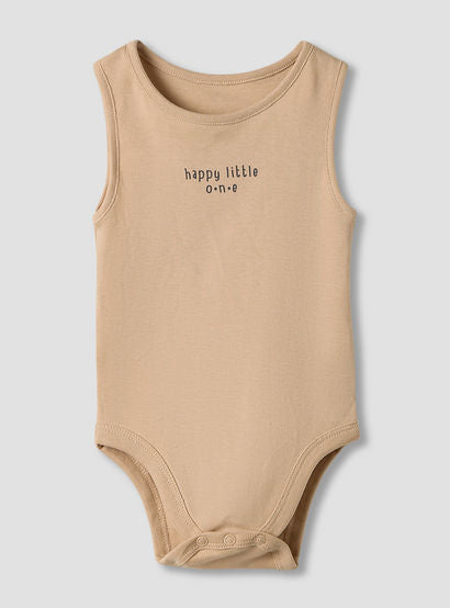Juniors Round Neck Bodysuit with Snap Button Closure - Cotton - Sleeveless - Set of 7-baby-girls-clothing-bodysuits-image-5