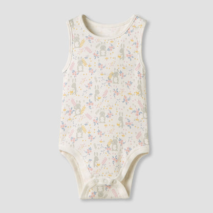 Juniors Printed Sleeveless Bodysuit - Set of 5