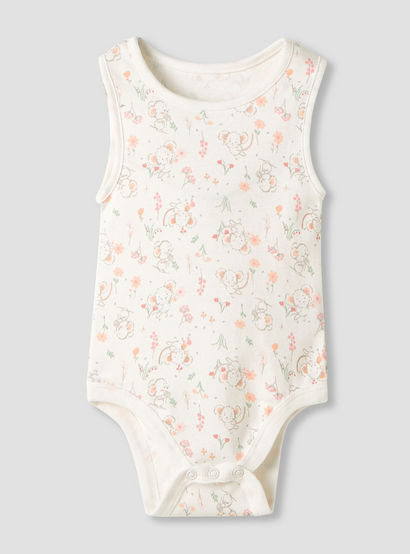 Juniors Printed Sleeveless Bodysuit - Set of 5-baby-girls-clothing-bodysuits-image-2