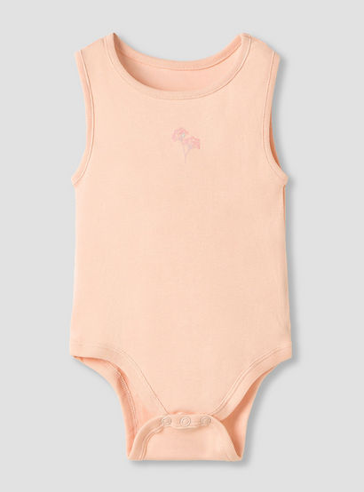 Juniors Printed Sleeveless Bodysuit - Set of 5-baby-girls-clothing-bodysuits-image-3