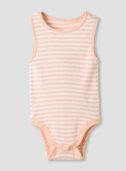 Juniors Printed Sleeveless Bodysuit - Set of 5-baby-girls-clothing-bodysuits-image-4