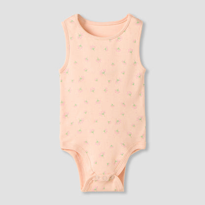 Juniors Printed Sleeveless Bodysuit - Set of 5